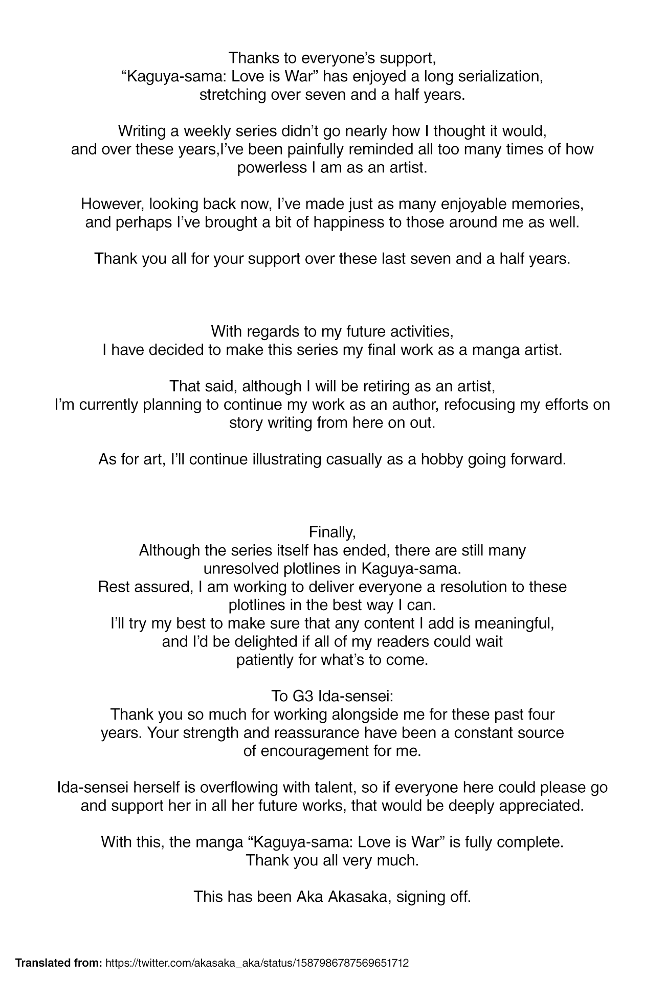 Read Kaguya sama Love is War EN Manga Online